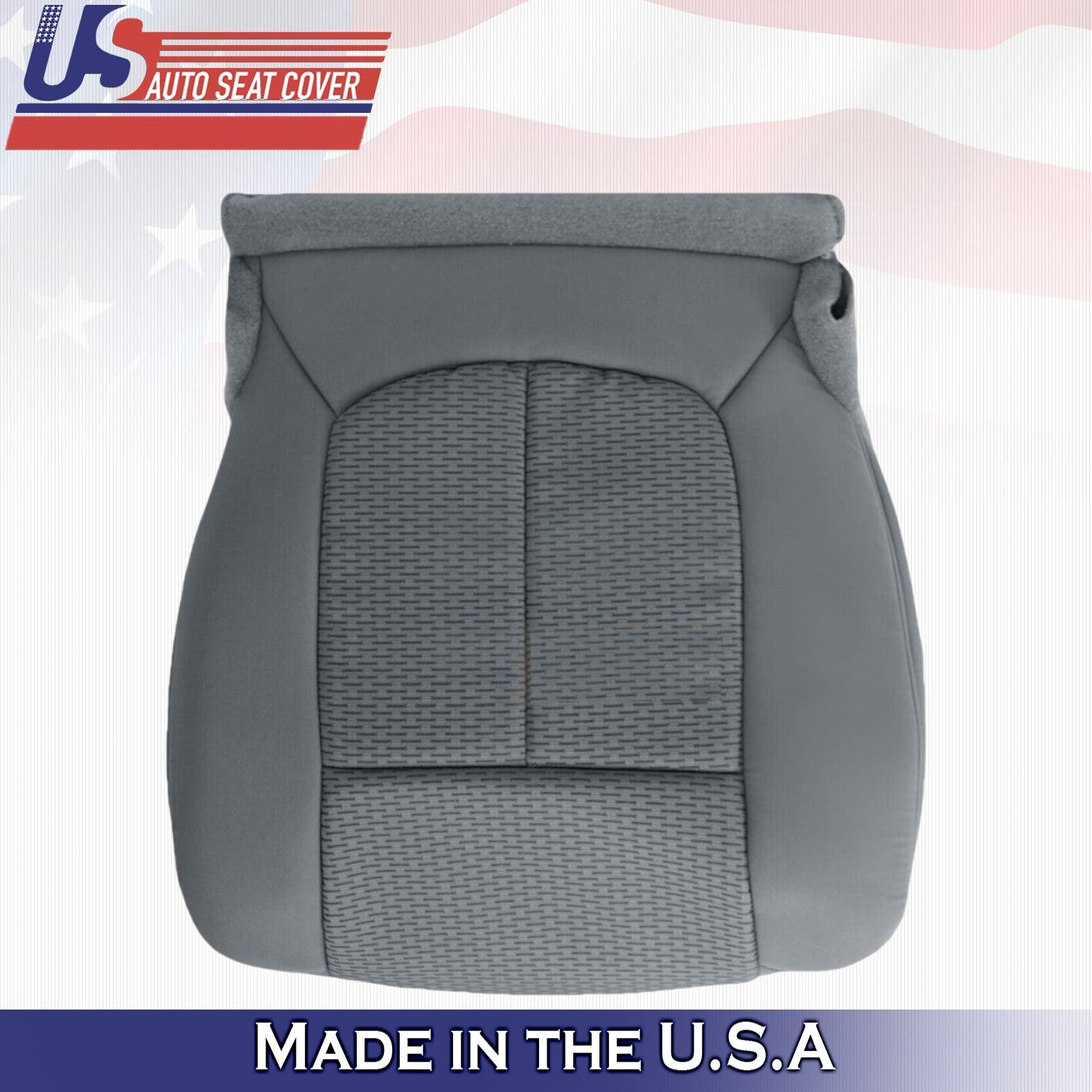 2015 2016 For Ford F250 F350 XLT Driver & Passenger 2x Bottom Cloth Covers Gray