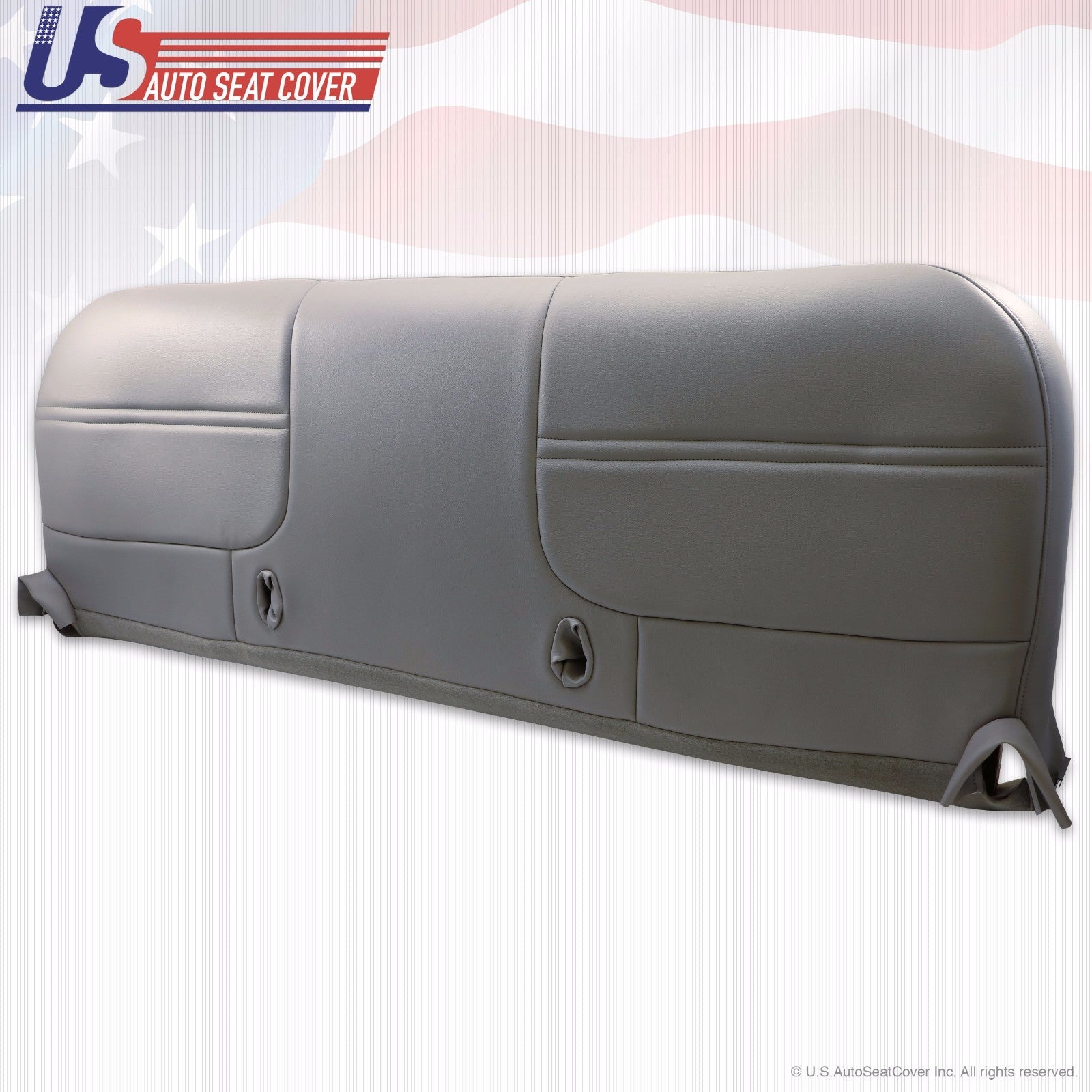 1999-2002 Fits Ford F250 F350 XL WT Bench Bottom Vinyl Seat Cover Gray