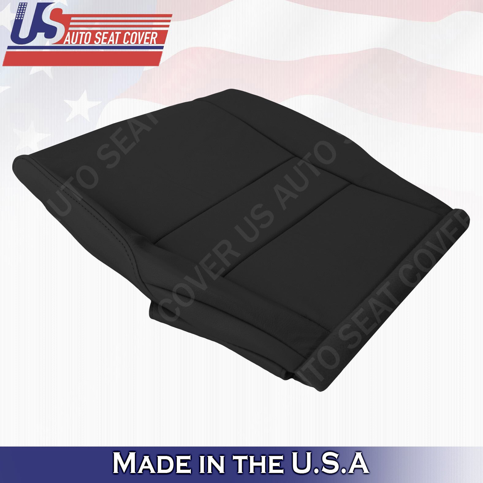 Fits 2007 2008 2009 2010 2011 Honda CR-V DRIVER Bottom Leather Seat Cover Black