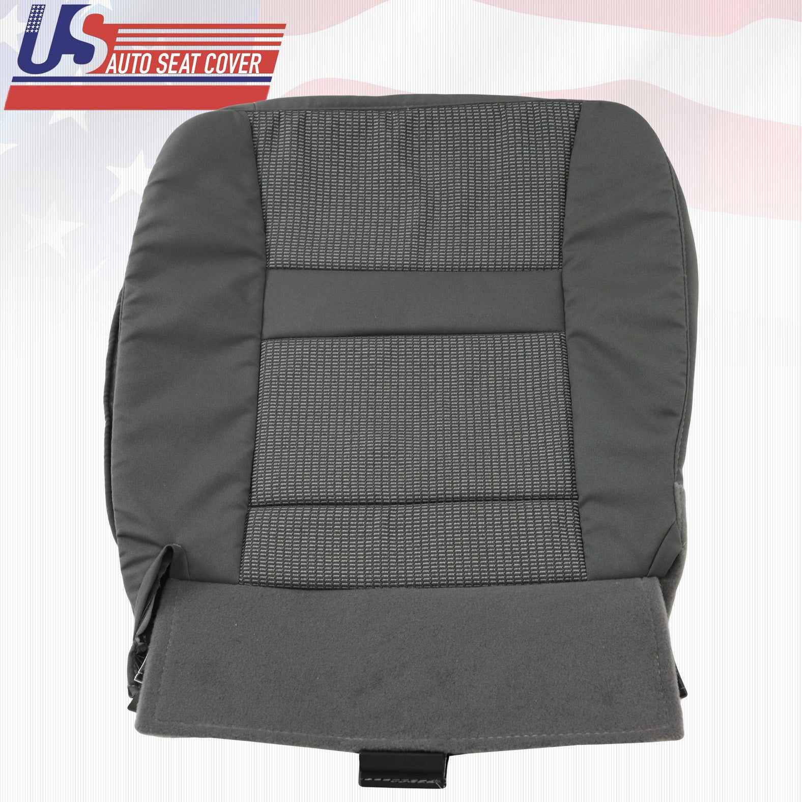 Driver Bottom Cloth Seat Cover slate Gray 2006 to 2010 For Dodge Ram 2500 3500