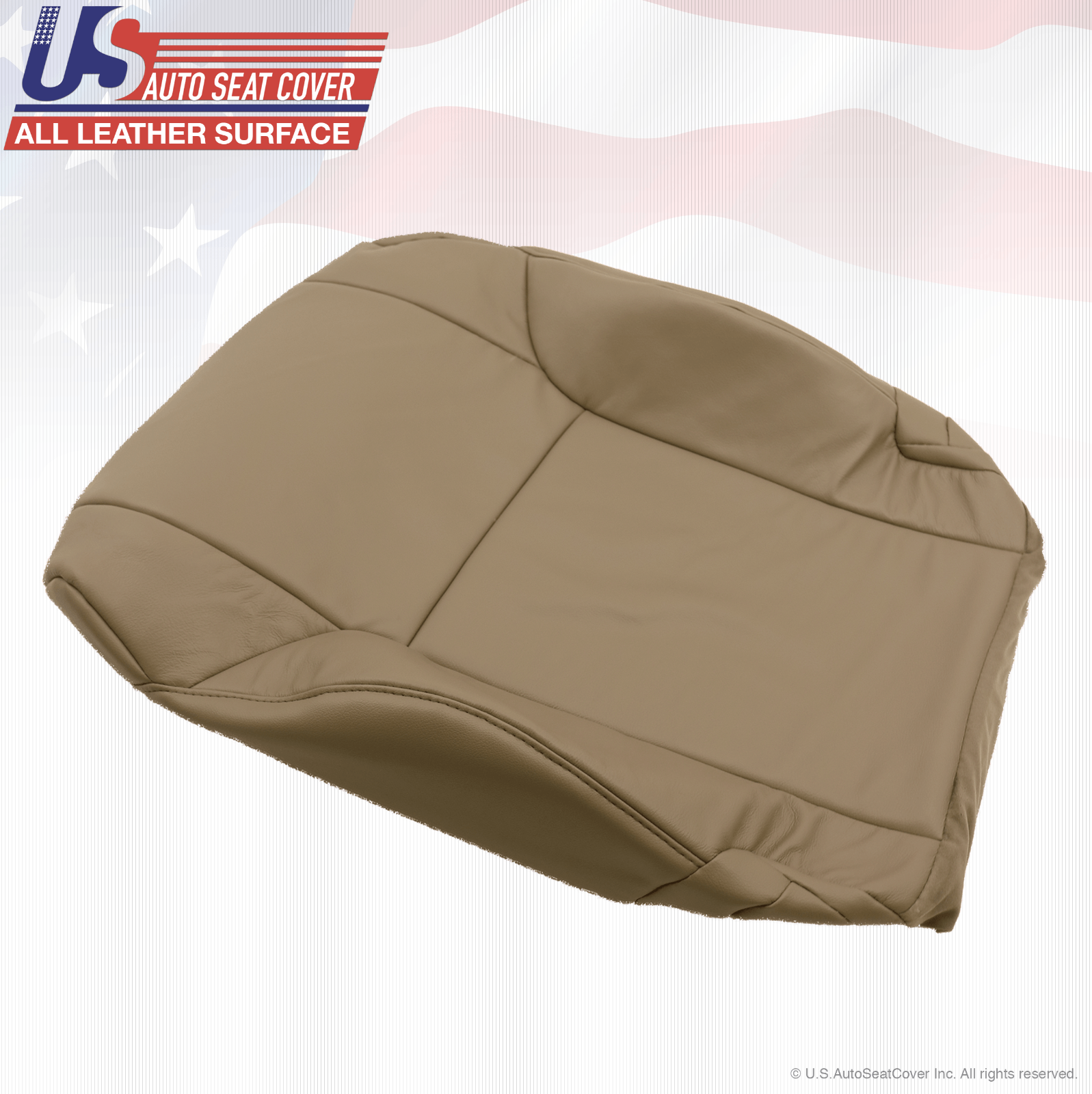 Driver Side Lean Back Leather Cover Tan Fits 2003 to 2009 Toyota 4RunnerLimited
