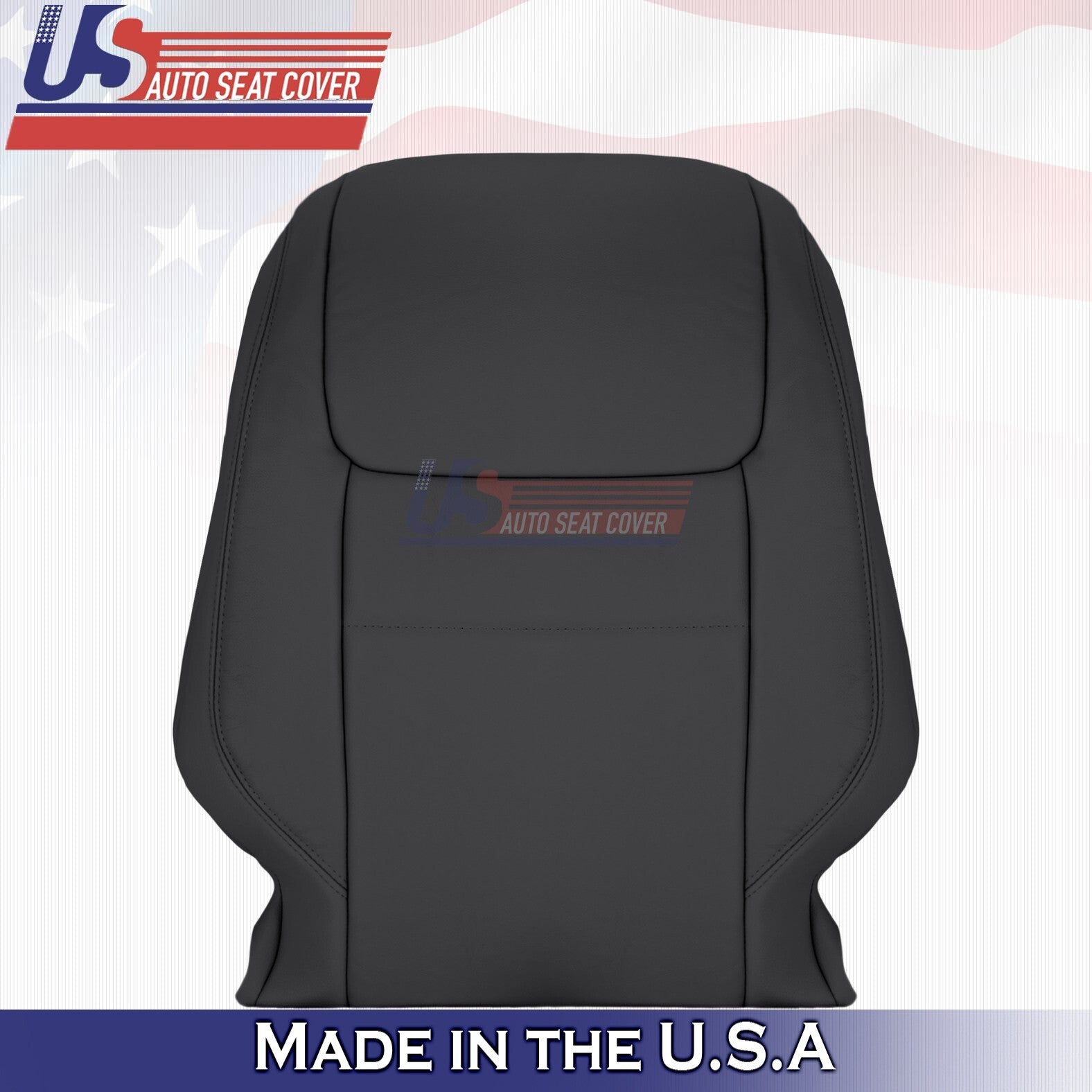 2017 to 2020 Fits Toyota Sienna Driver Top Leather Seat Cover Black