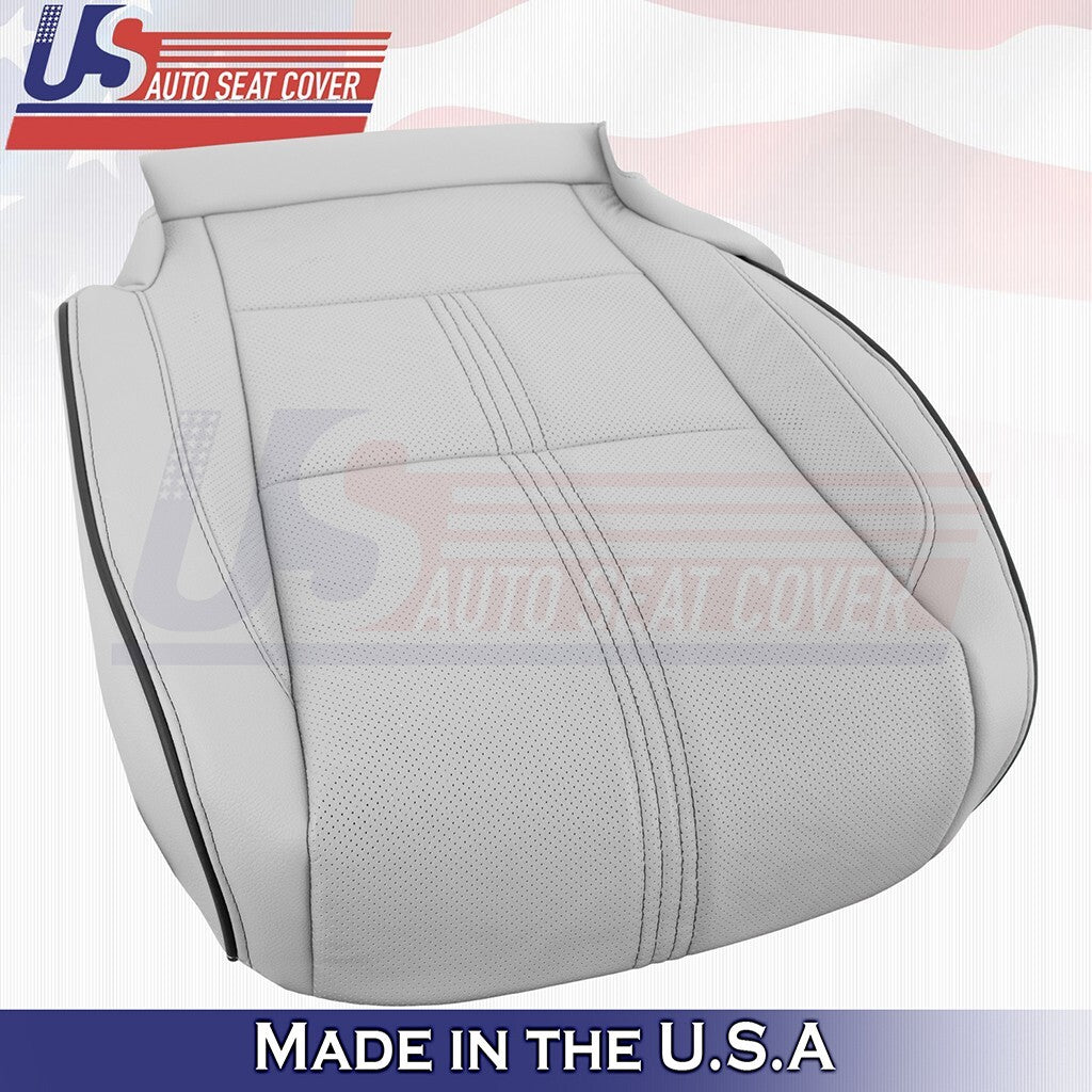 2017 to 2020 Fits Acura MDX Driver& Passenger Bottoms w/ Perf Leather Cover Gray
