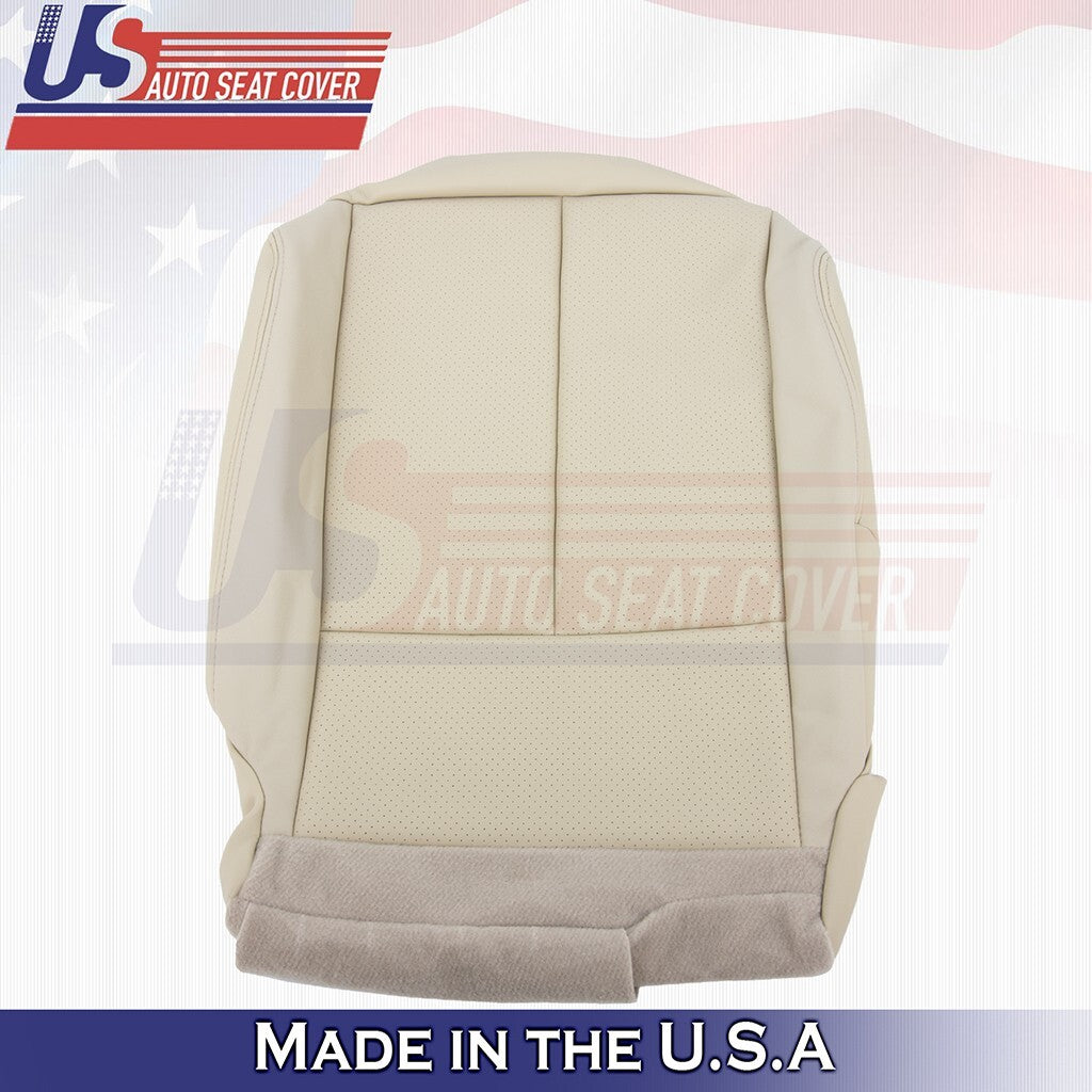 2015 to 2023 For Nissan Murano Driver Bottom Perforated Leather Seat Cover Tan