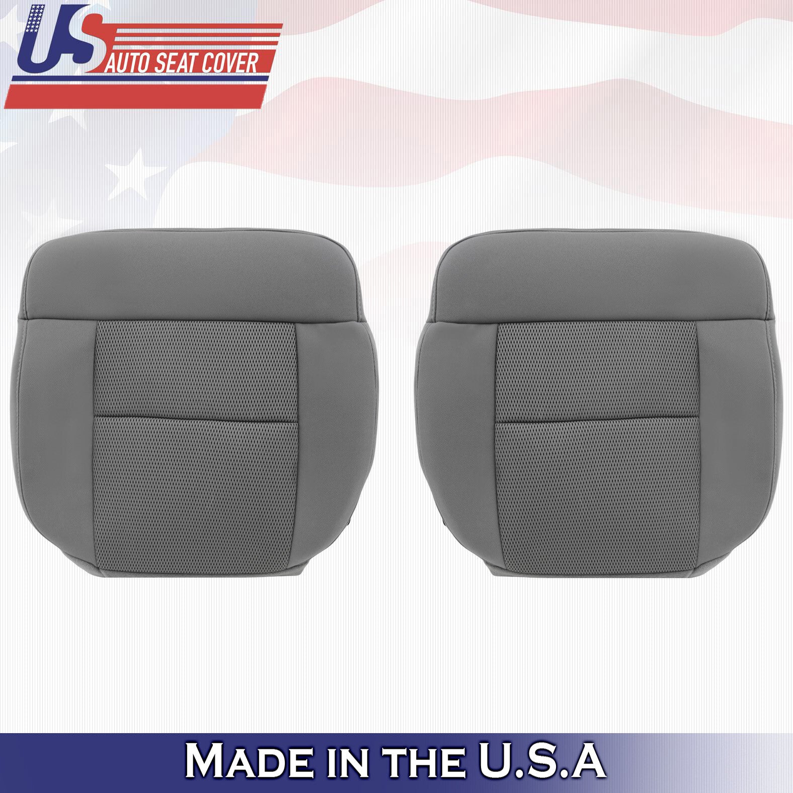 2004 2005 2006 Fits Ford F150 FX2 FX4 Front Bottoms Gray Cloth Seat Cover