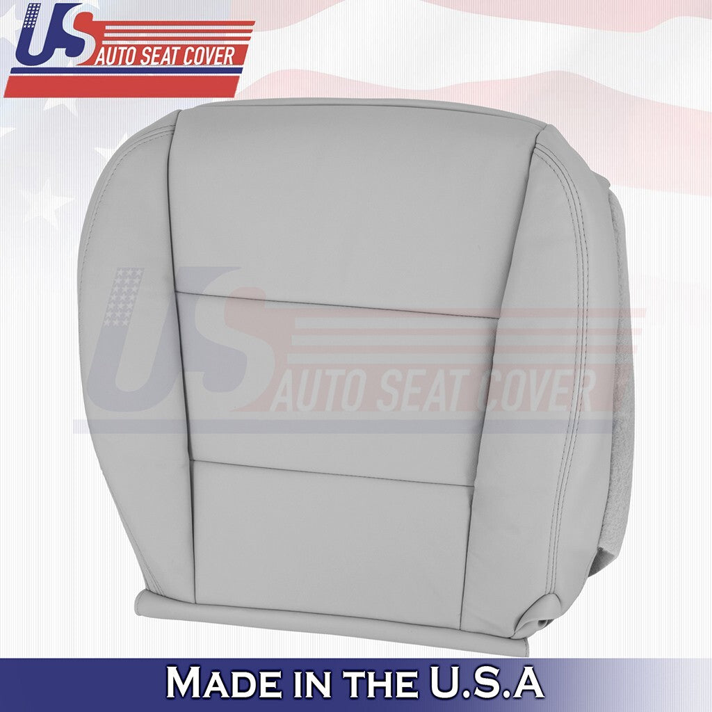 2013 to 2018 Fits Toyota Avalon XLE Driver Bottom Leather Seat Cover Light Gray