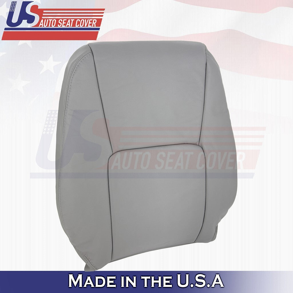 2002-2006 Fits Toyota Camry Driver &Passenger Bottoms &Tops Leather Cover Gray