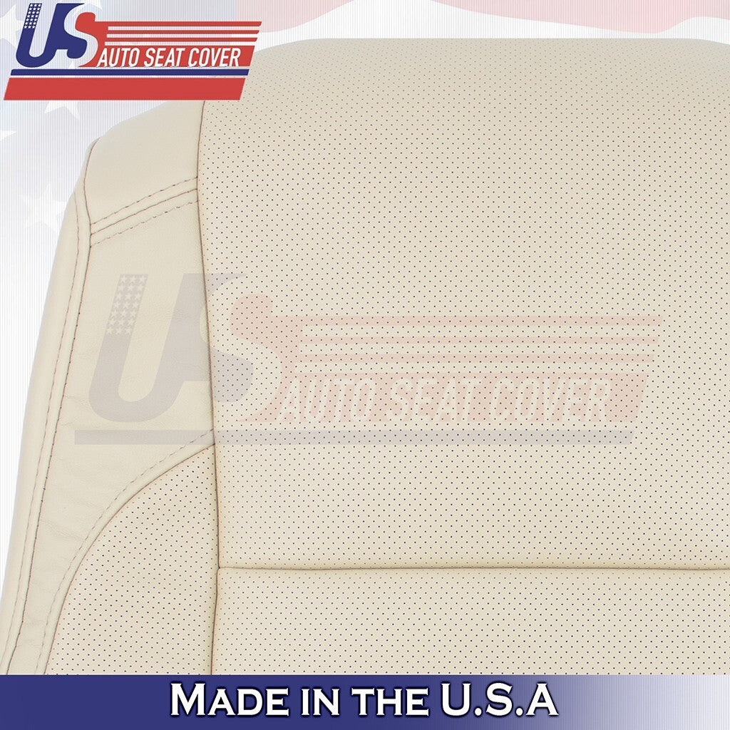 2014-2019 Fits Toyota Highlander Driver/Passenger Tops Bottoms Leather Cover Tan