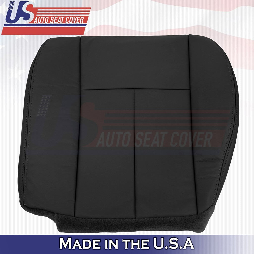 2005-2009 FITS GMC Envoy DRIVER & PASSENGER Bottoms Leather Cover Black