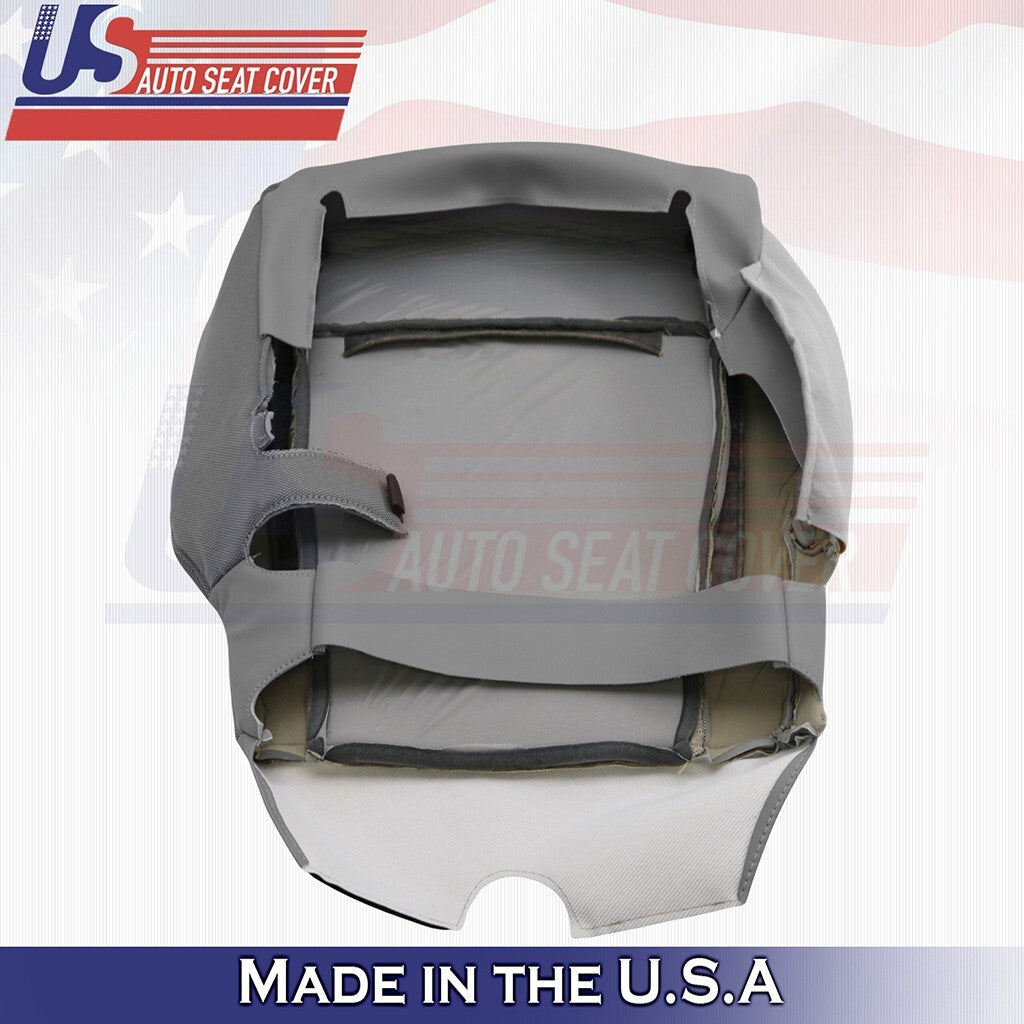 Passenger Bottom Cloth Seat Cover Med Gray 2015 to 2019 Fits Ford F150 XLT