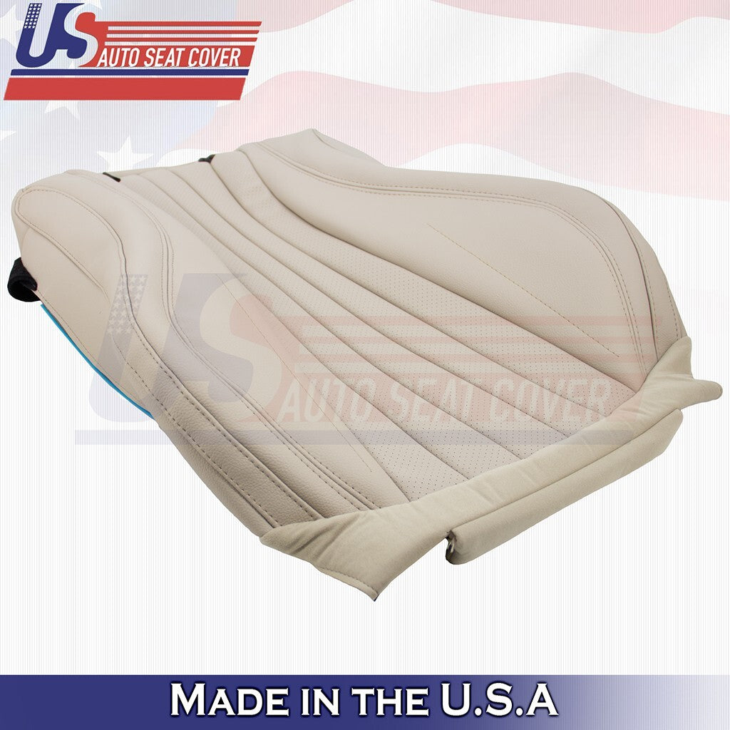 2017 to 2020 Fits Mercedes Benz Passenger Top& Bottom Synthe Leather Cover Tan