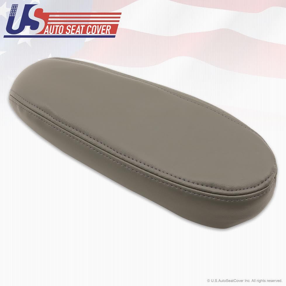 2002 to 2007 Ford F250 F350 Lariat Armrest Cover Flint Gray leather