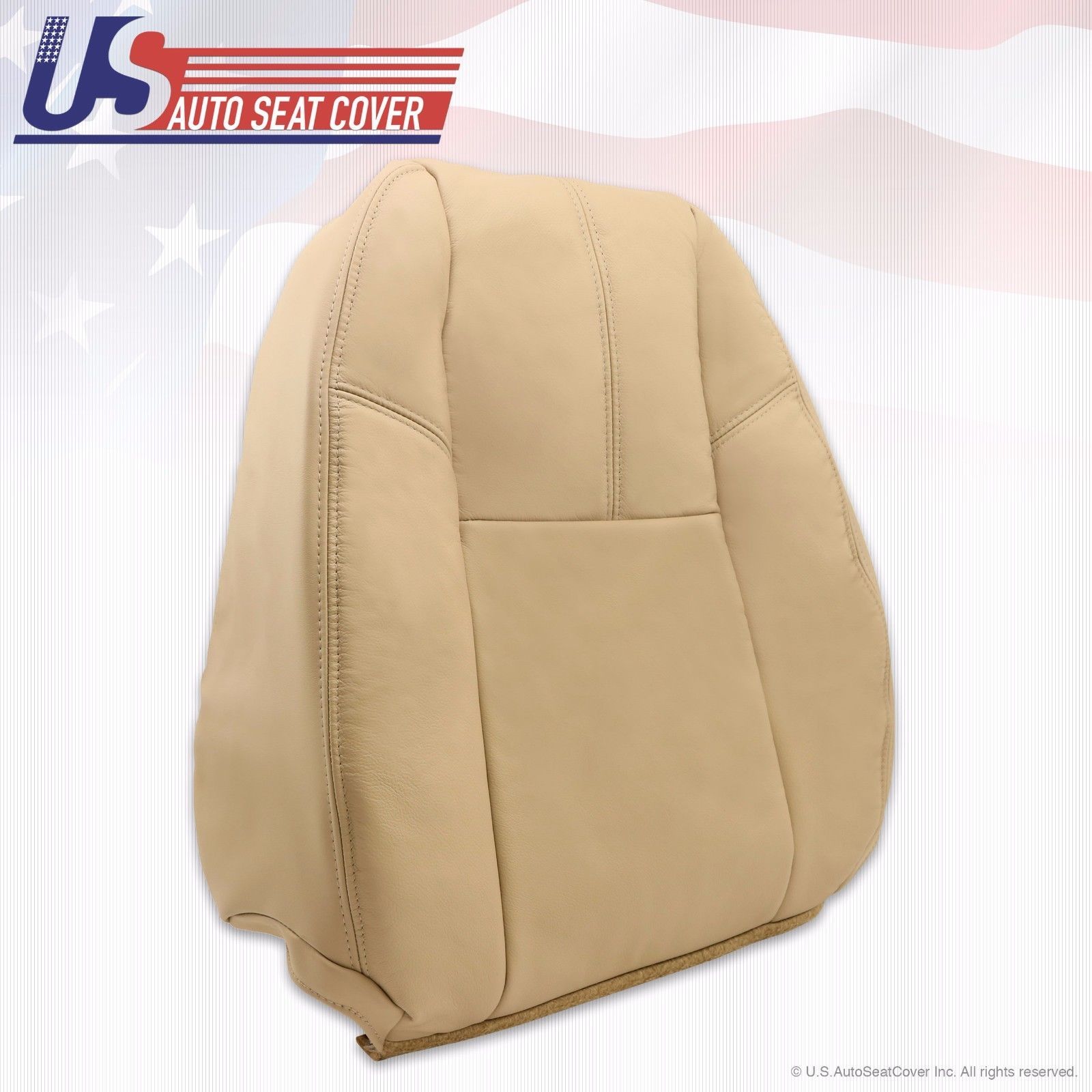 2010 2011 2012 Chevy Tahoe Suburban GMC Yukon Upholstery leather seat-cover Tan