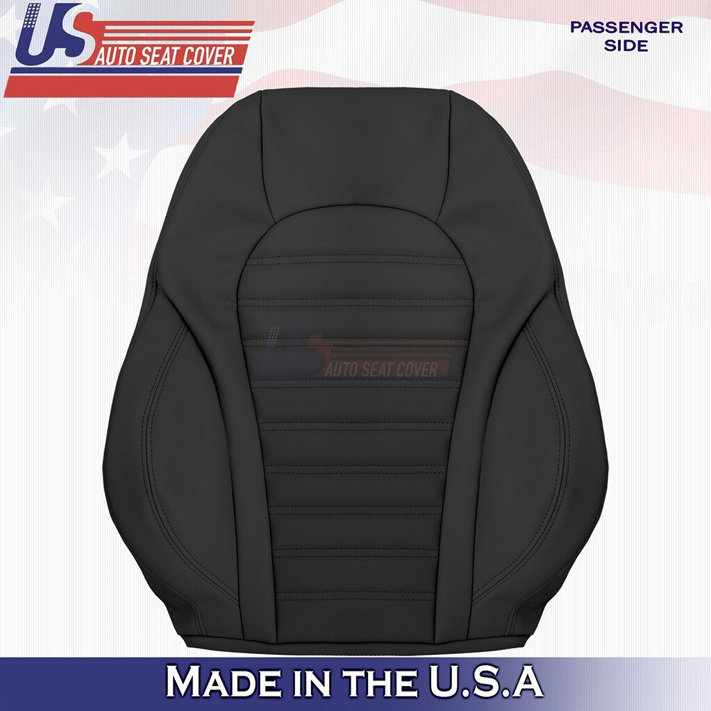 2015 2016 2017 2018 For Mercedes Benz C43 Passenger Top Vinyl Seat Cover Black
