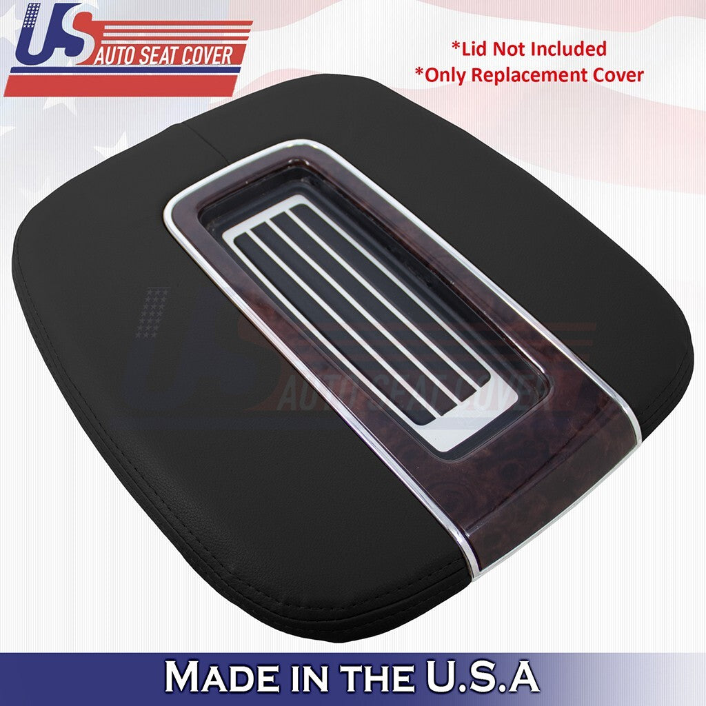 2012 2013 2014 For Cadillac Escalade ESV Center Console Lid Leather Cover Black