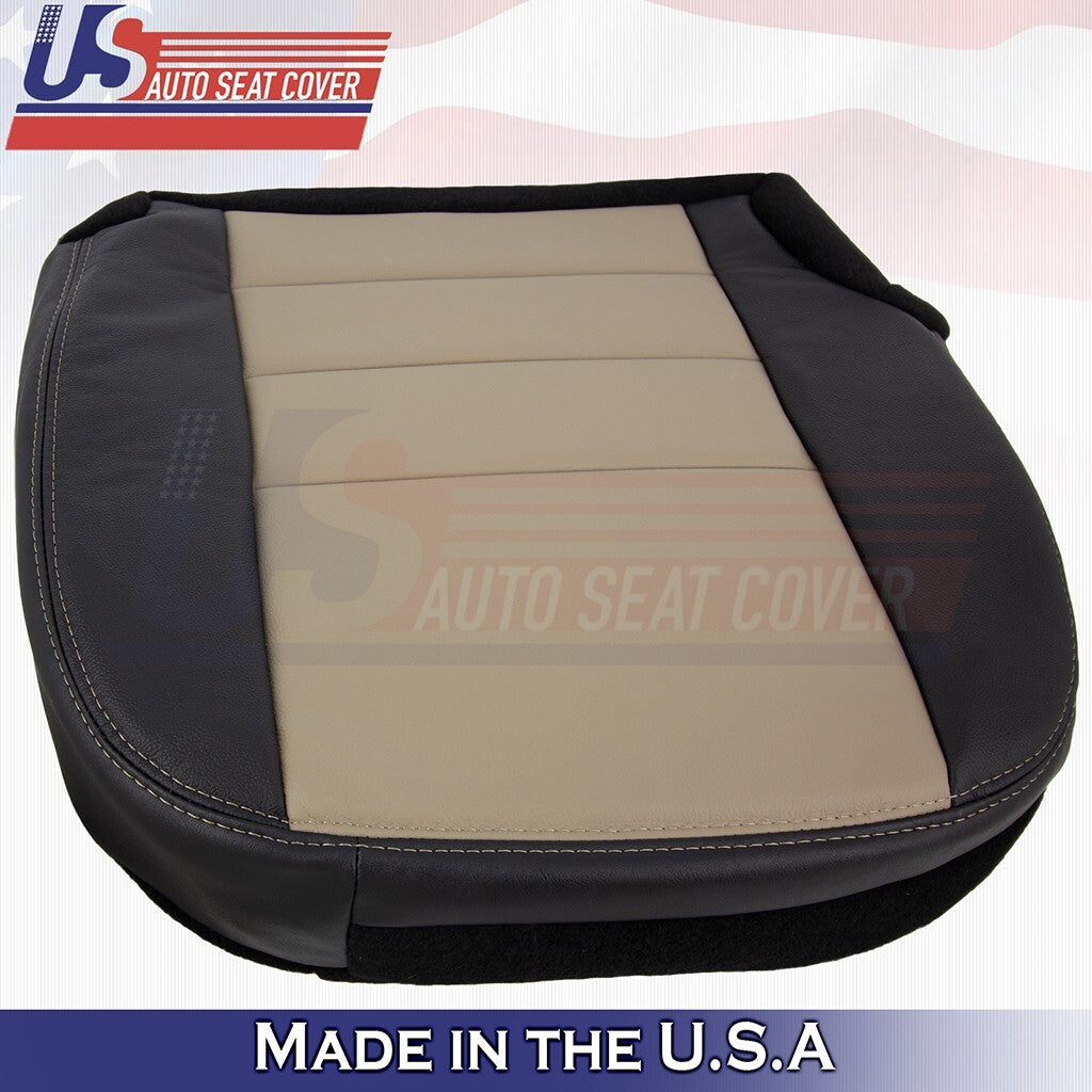 Rear Driver & Passenger Tops & Bottoms Cover Black/Tan Fits 2005 Ford Excursion
