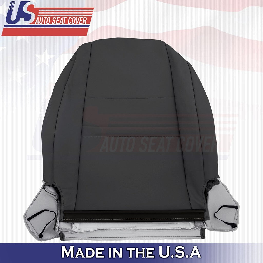 2006 2007 2008 2009 2010 Volkswagen Jetta Passenger Top Leather Seat Cover Black