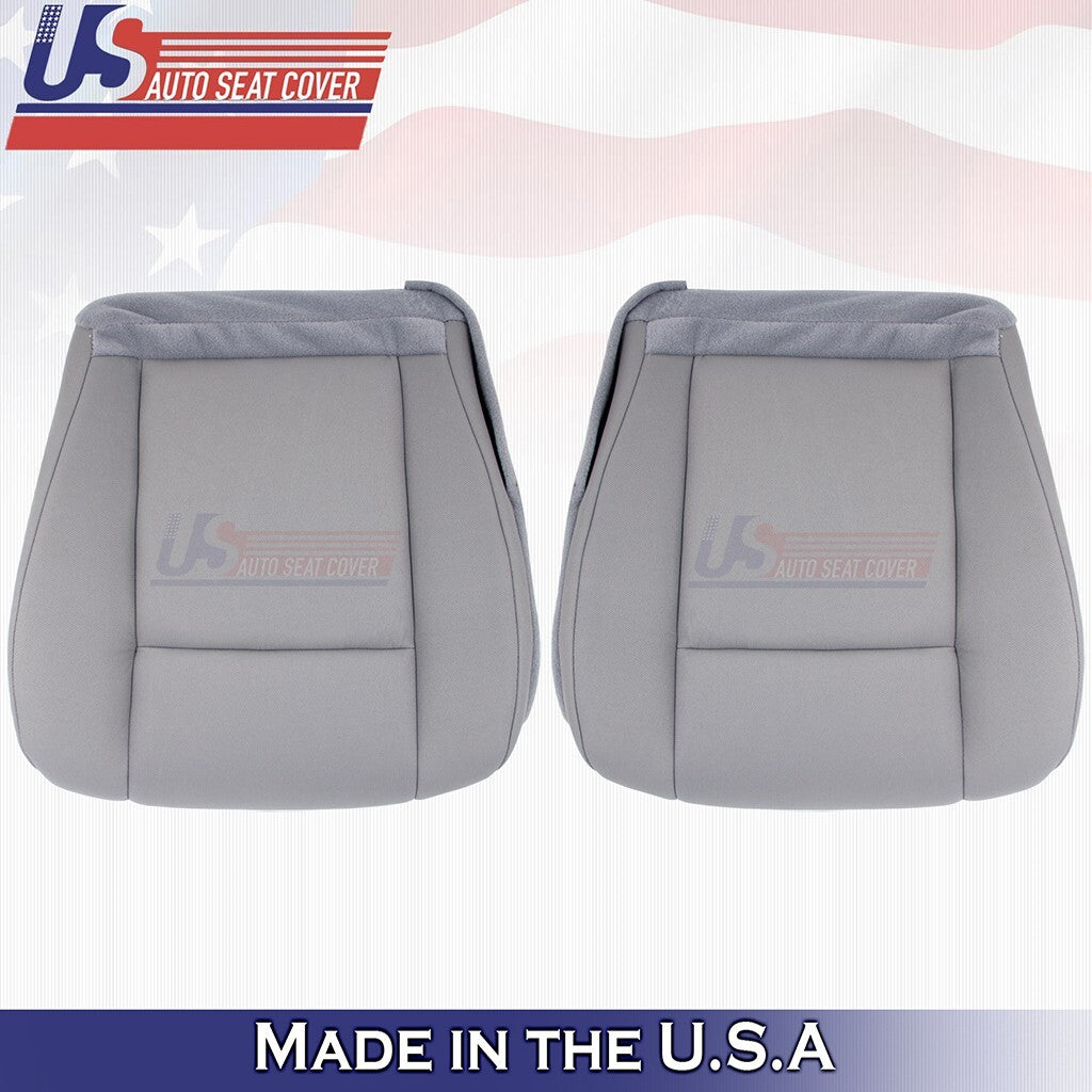 2009 to 2019 For Ford Econoline Van Driver & Passenger Bottoms Cloth Cover Gray