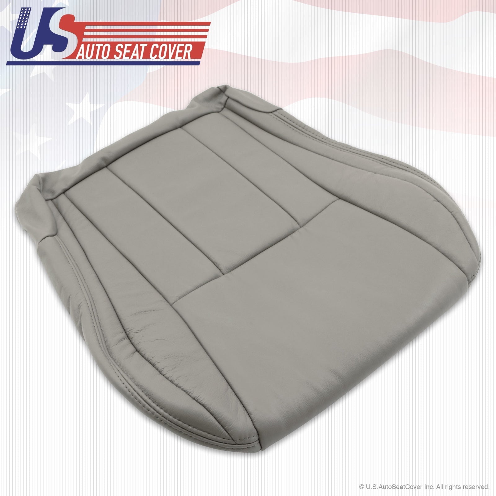 For 1996 to 2002 Toyota 4Runner Front "Left/ Right" Bottom Vinyl Seat Cover Gray
