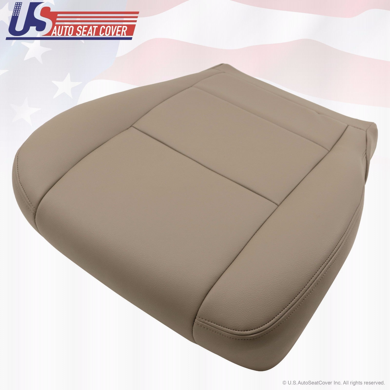 Fits 2001-2004 TOYOTA TUNDRA SEQUOIA Passenger Bottom Leather Seat Cover Tan