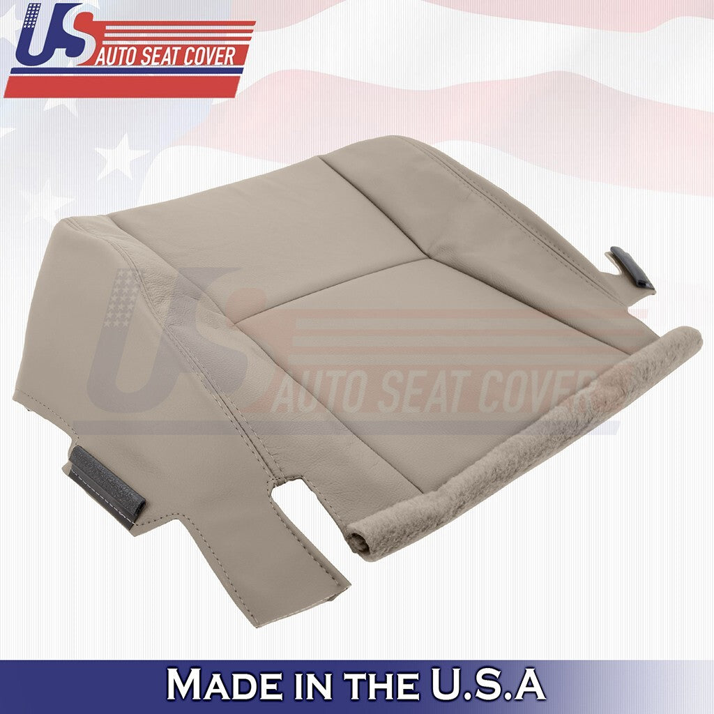 2002-2006 Fits Toyota Camry Passenger Bottom Leather Seat Cover Tan