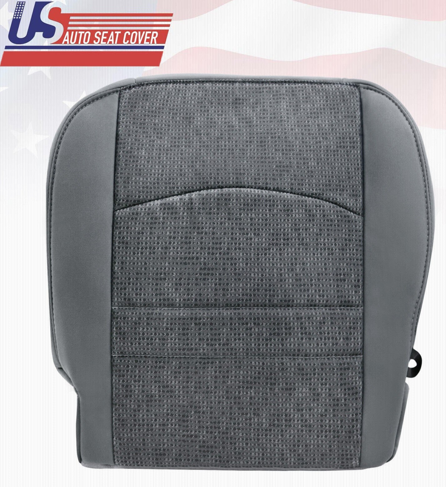 2016 2017 2018 For Dodge Ram 4500 SLT Driver Side Bottom Cloth Seat Cover Gray