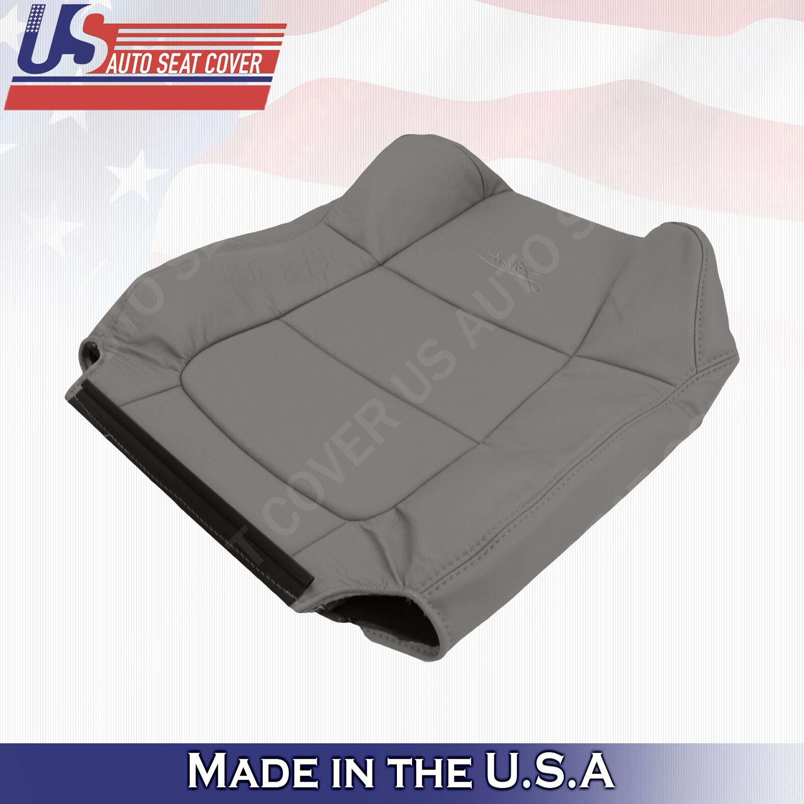 Ford F150 Lariat FX4 RIGHT UPPER Leather Seat Cover flint Gray 2001 2002 2003
