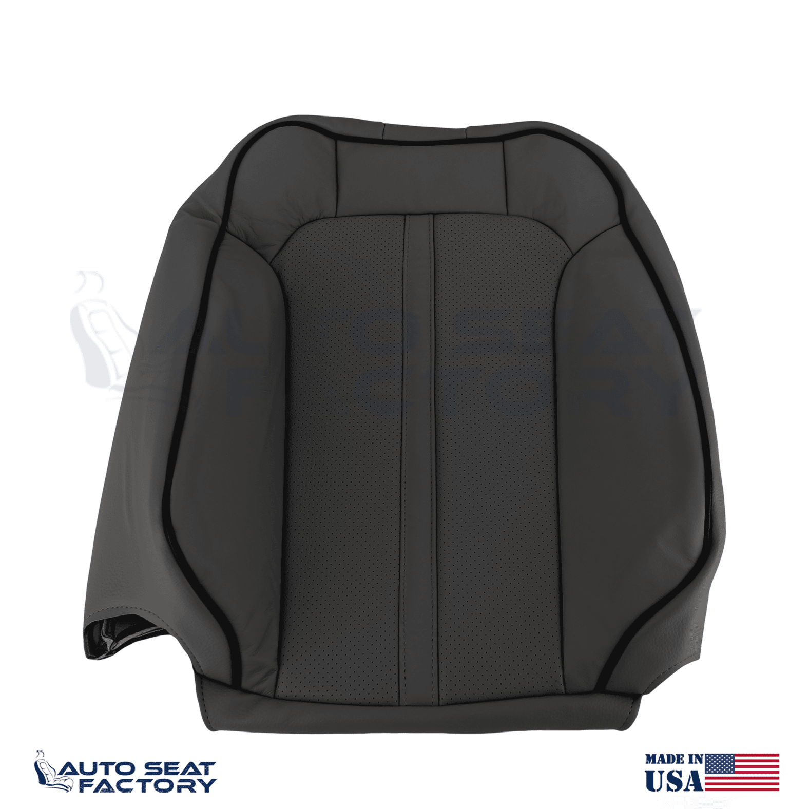 Replacement 2011 -2015 Lincoln MKX Perforated Black Vinyl Seat Covers 4PCS