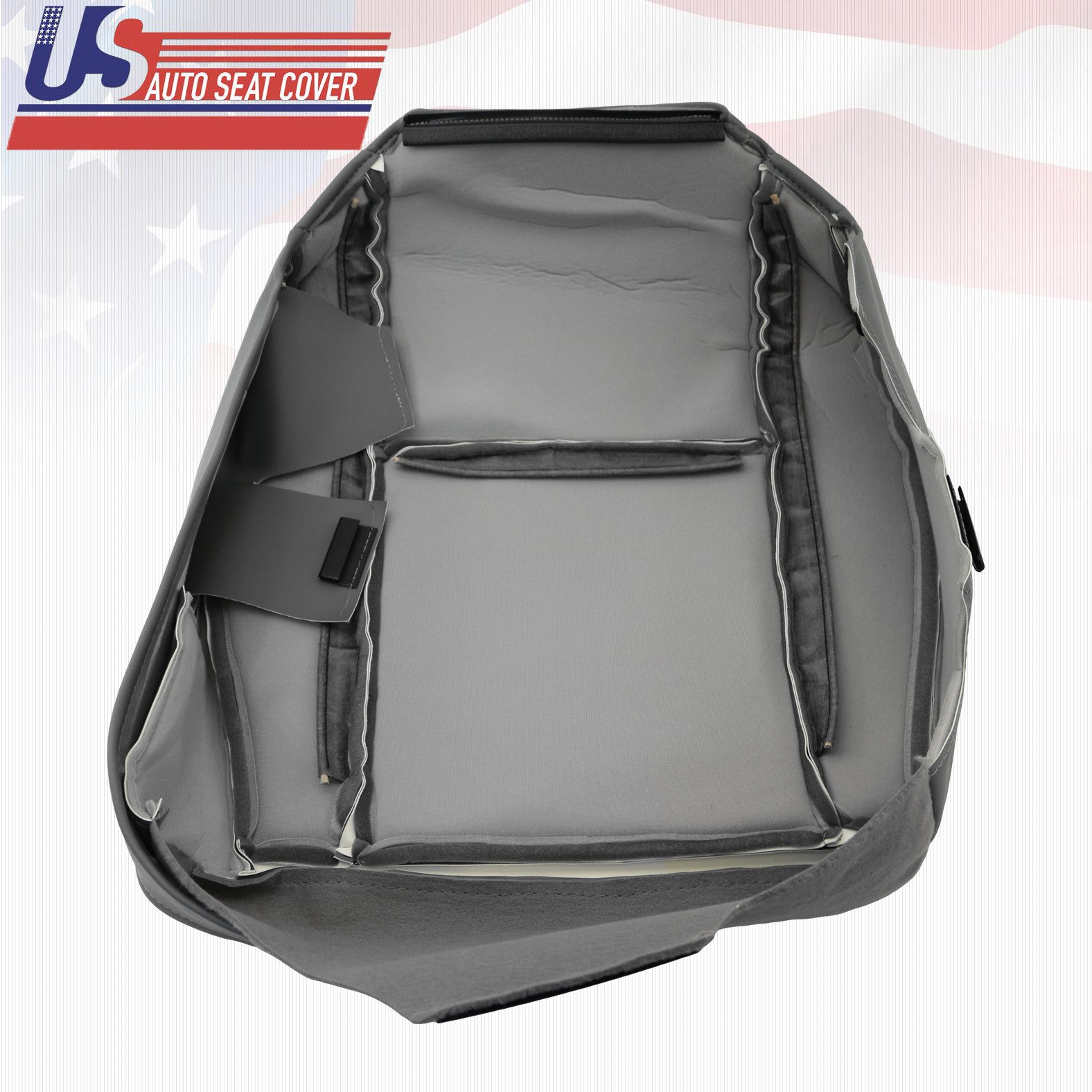 2009 To 2014 Ford E150 E250 Driver Side Bottom Vinyl Seat Cover Gray