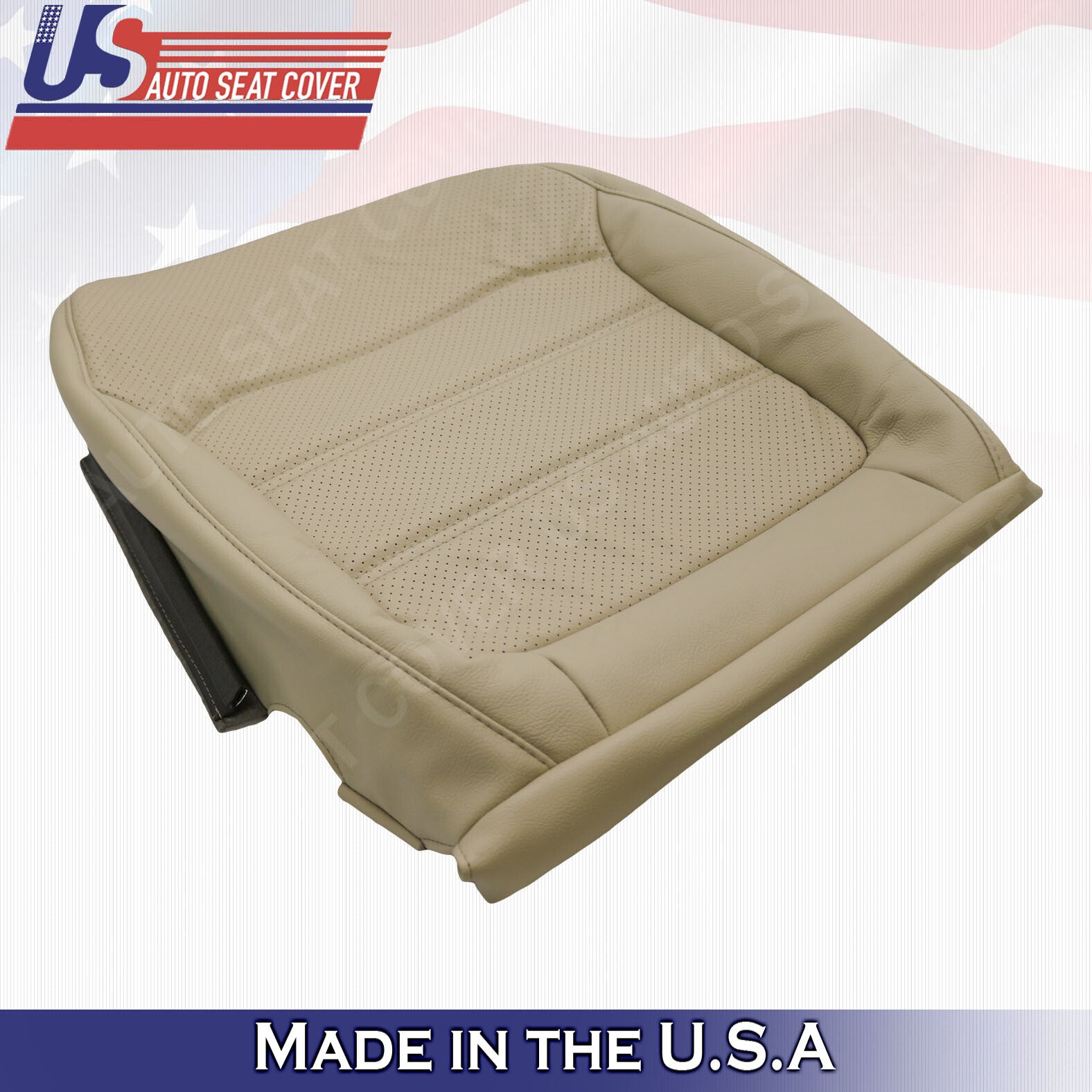 2012 -2020 Fits For Volkswagen Passat Front Driver Bottom Leather Seat Cover Tan