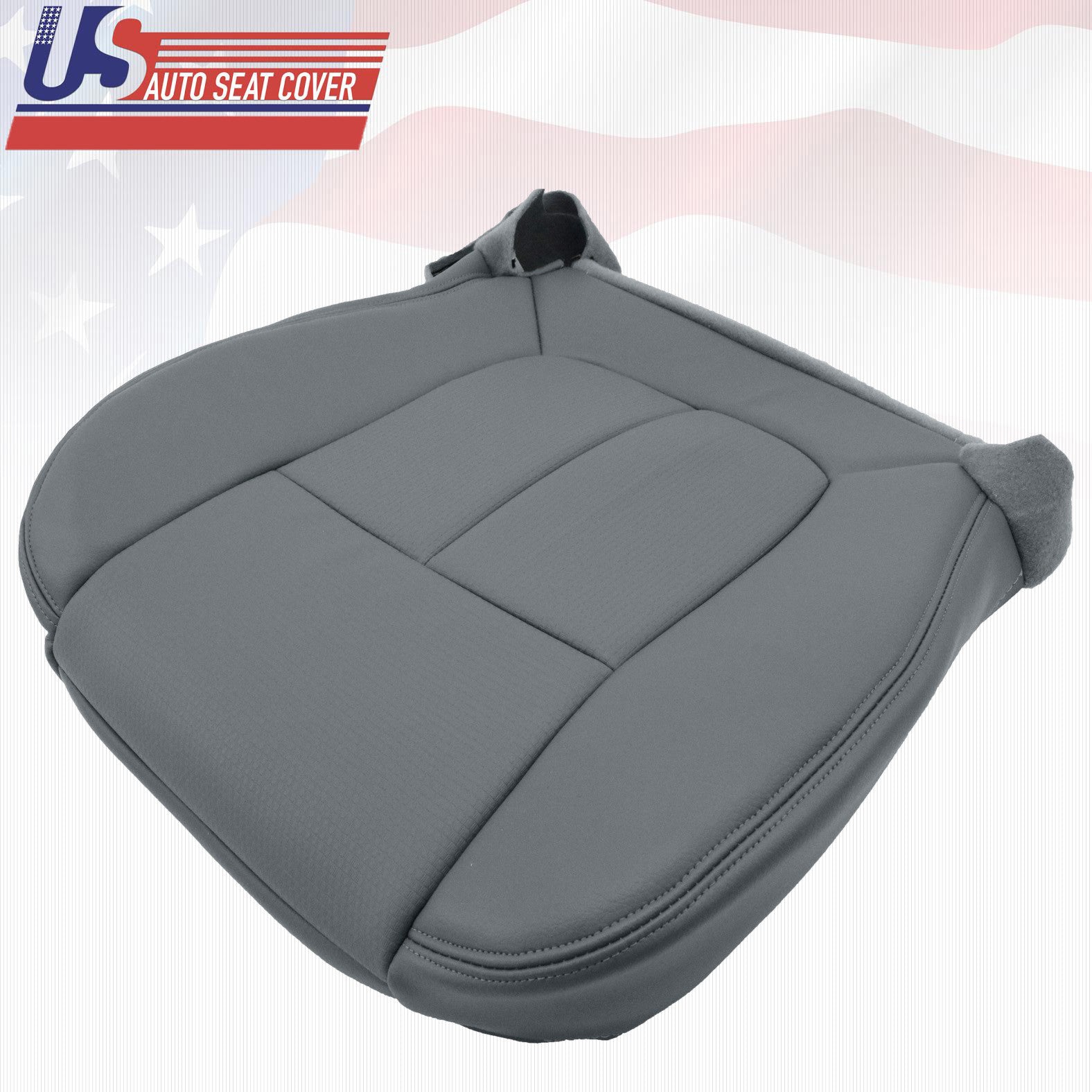 2011 Ford F150 Work Truck Driver Bottom Vinyl Replacement Seat Cover GRAY