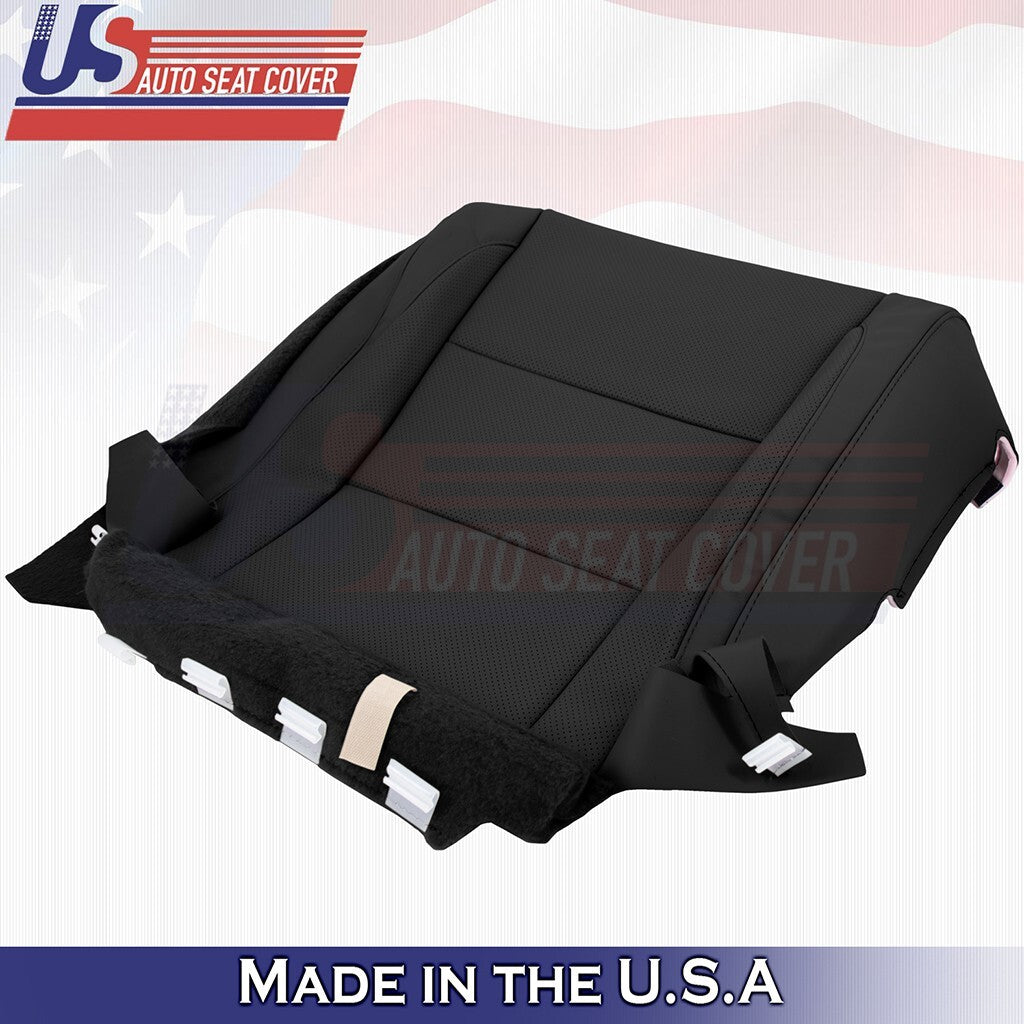2014 to 2019 Fits Toyota Highlander Driver& Passenger Bottoms Leather Cover BLK
