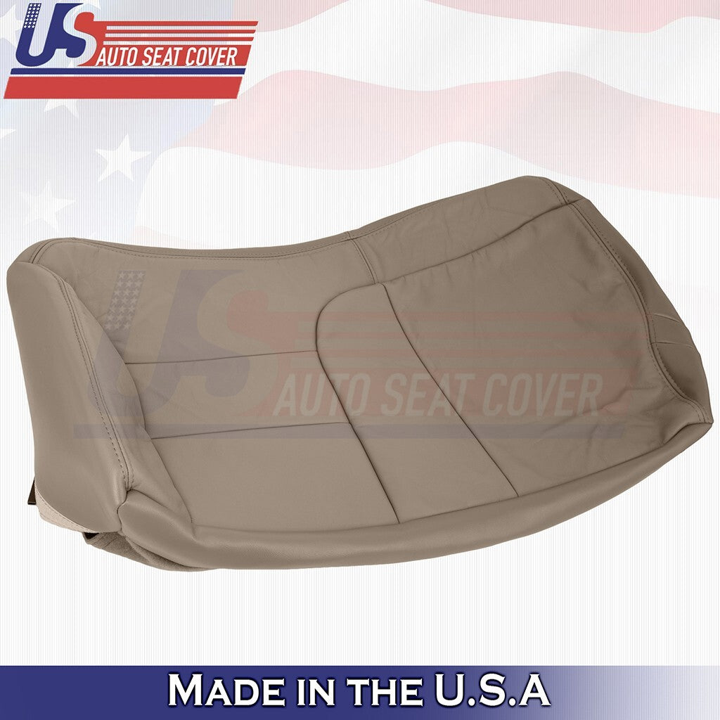 1995 to 1999 For GMC Suburban 2nd Row Driver&Passenger Bottoms Leather Cover Tan