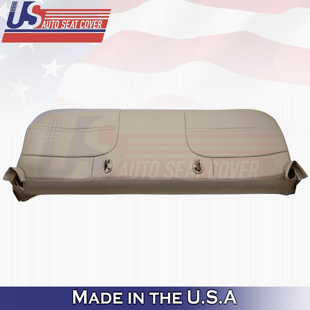 1999 2000 2001 Fits Ford F250XL WT Bench Top & Bottom Vinyl Leather Cover Tan