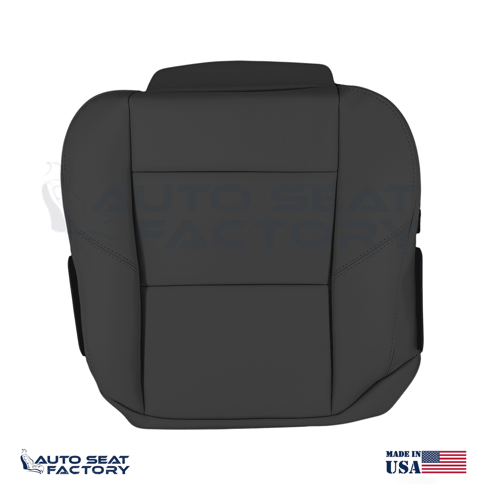 Replacement For 2007 -2010 Volvo C70 Left & Right Bottom Black Vinyl Seat Covers