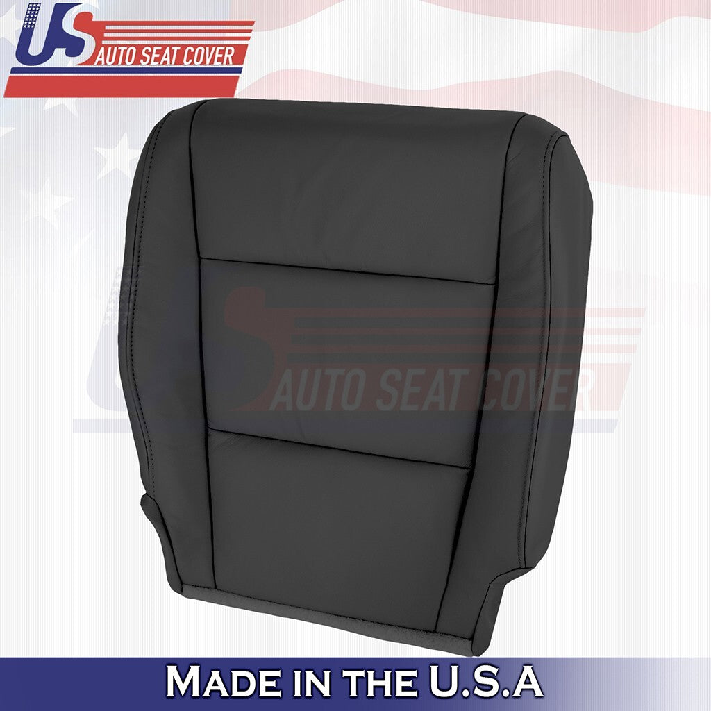 Front Set Tops & Bottoms Leather Cover Black 2009 2010 2011 Fits Honda Pilot