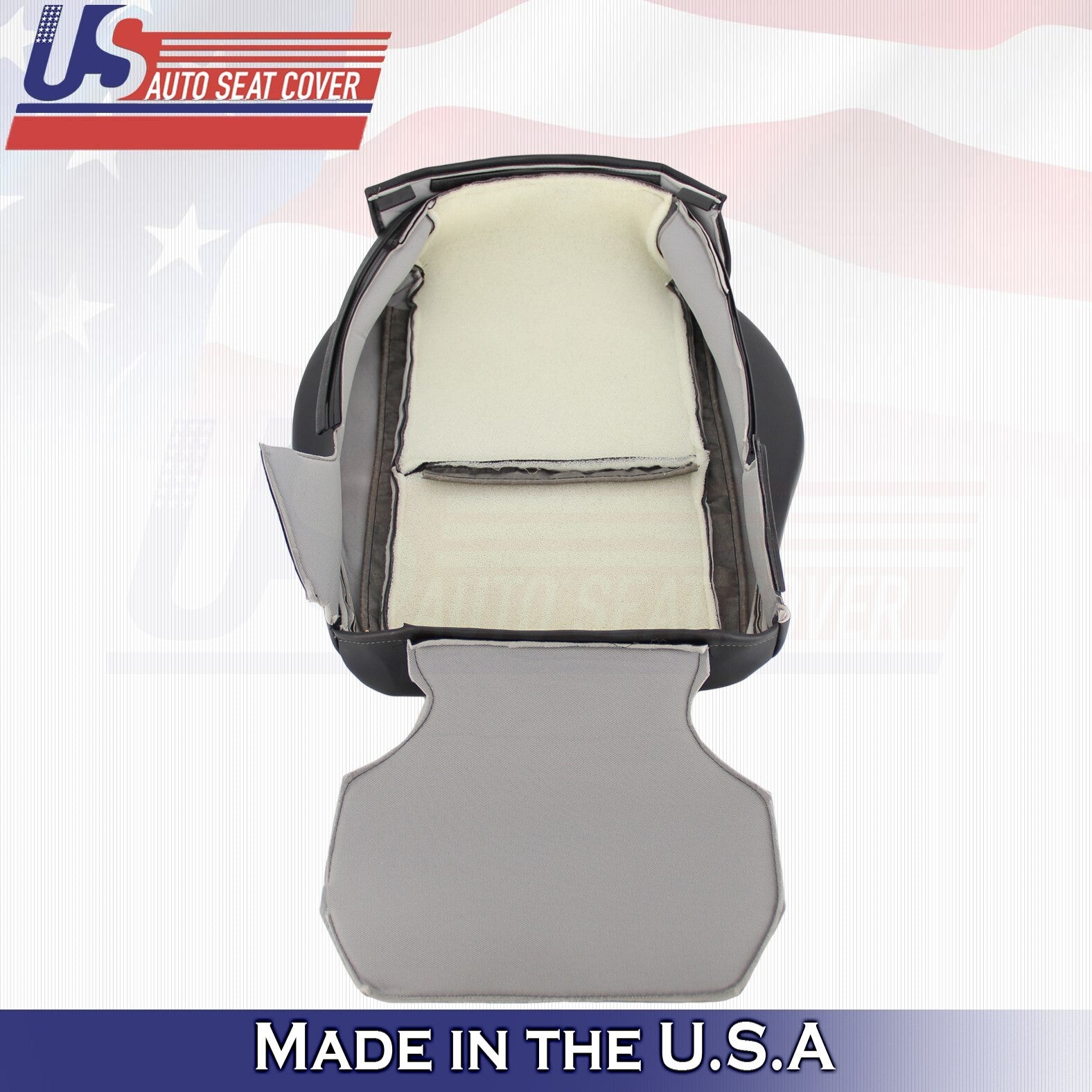 2001 to 2005 For Lexus IS300 Passenger Bottom Leather Seat Cover Black