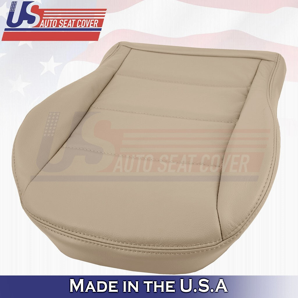 1999 to 2004 For Volkswagen Jetta Driver Bottom Leather Seat Cover Beige