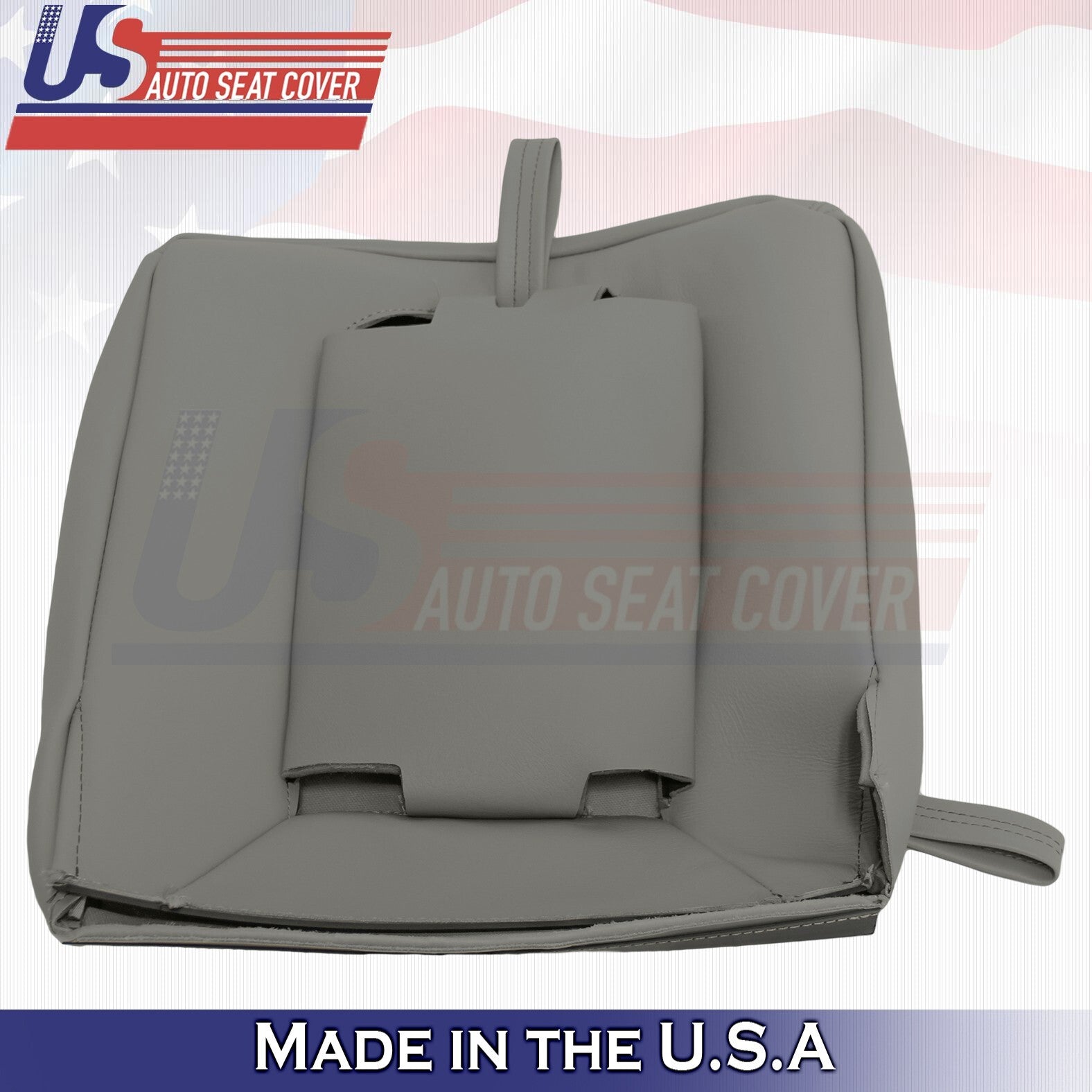 1999 to 2002 Fits Chevy Tahoe Rear Driver Top &Center Console Leather Cover Gray