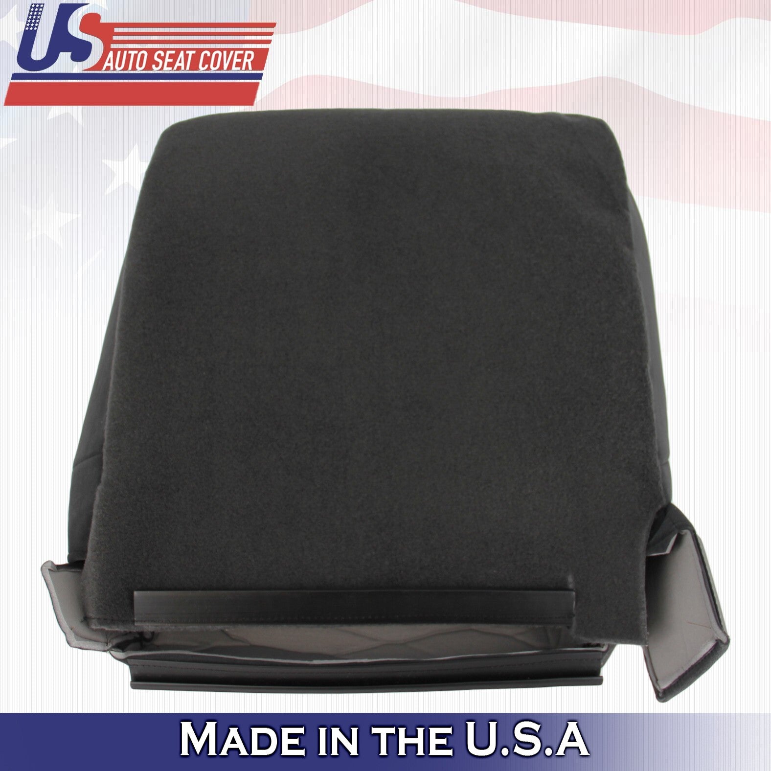 2008 For GMC Sierra 1500 2500 3500 Rear Driver Passenger Bottom Cloth Covers BLK
