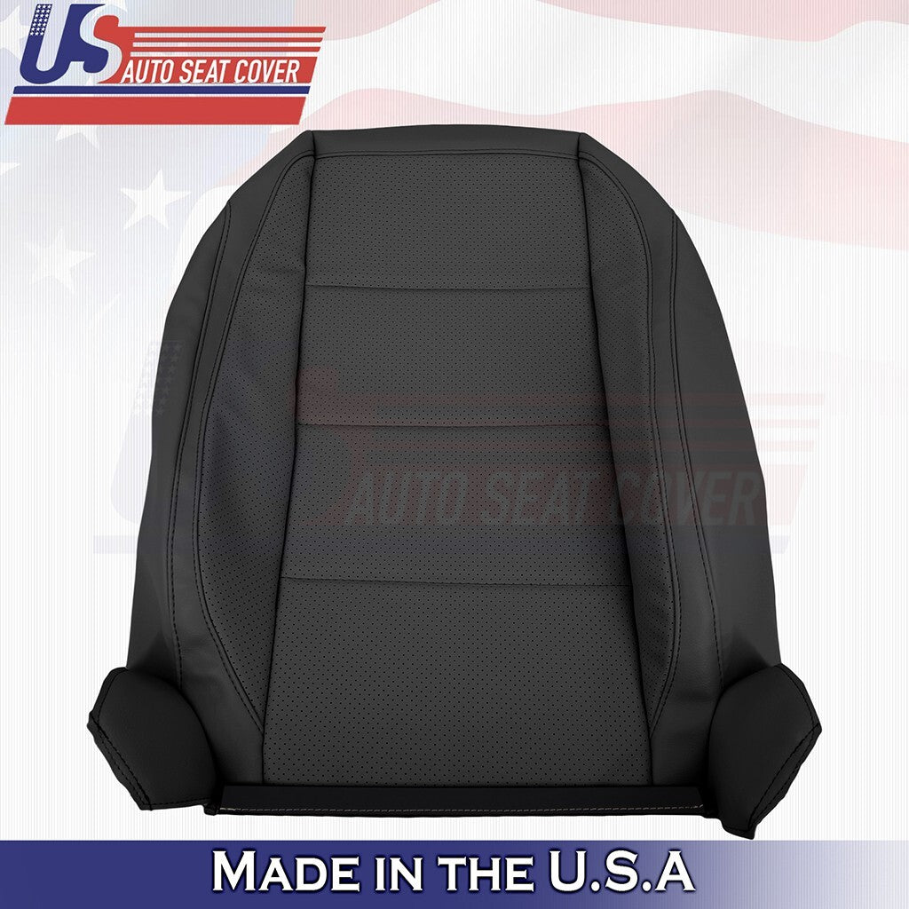 2006 2007 2008 2009 2010 Volkswagen Jetta Passenger Top Leather Seat Cover Black