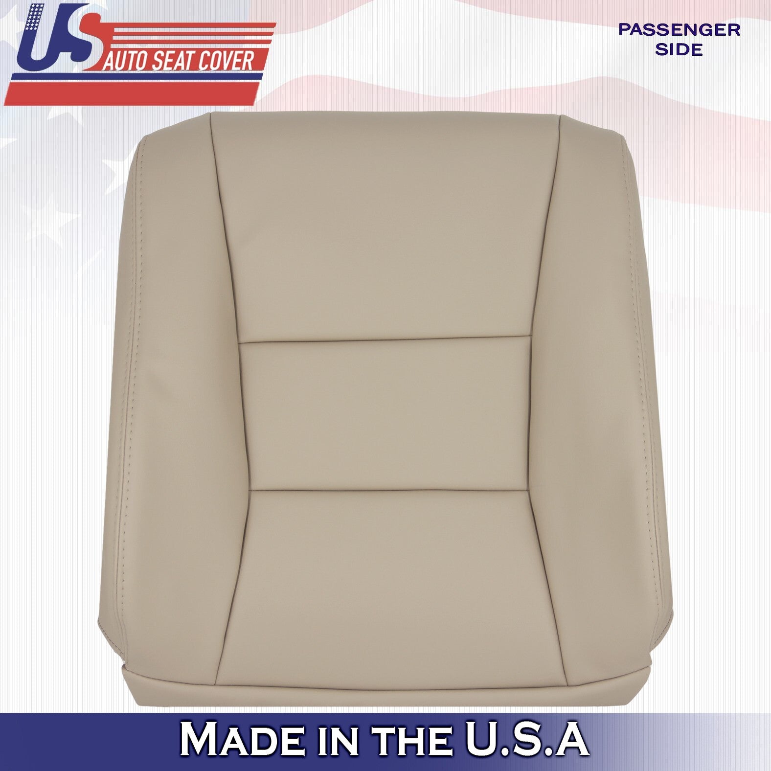 1995 to 1997 For Lexus LX450 Front Passenger Top Bottom Leather Seat Covers Tan