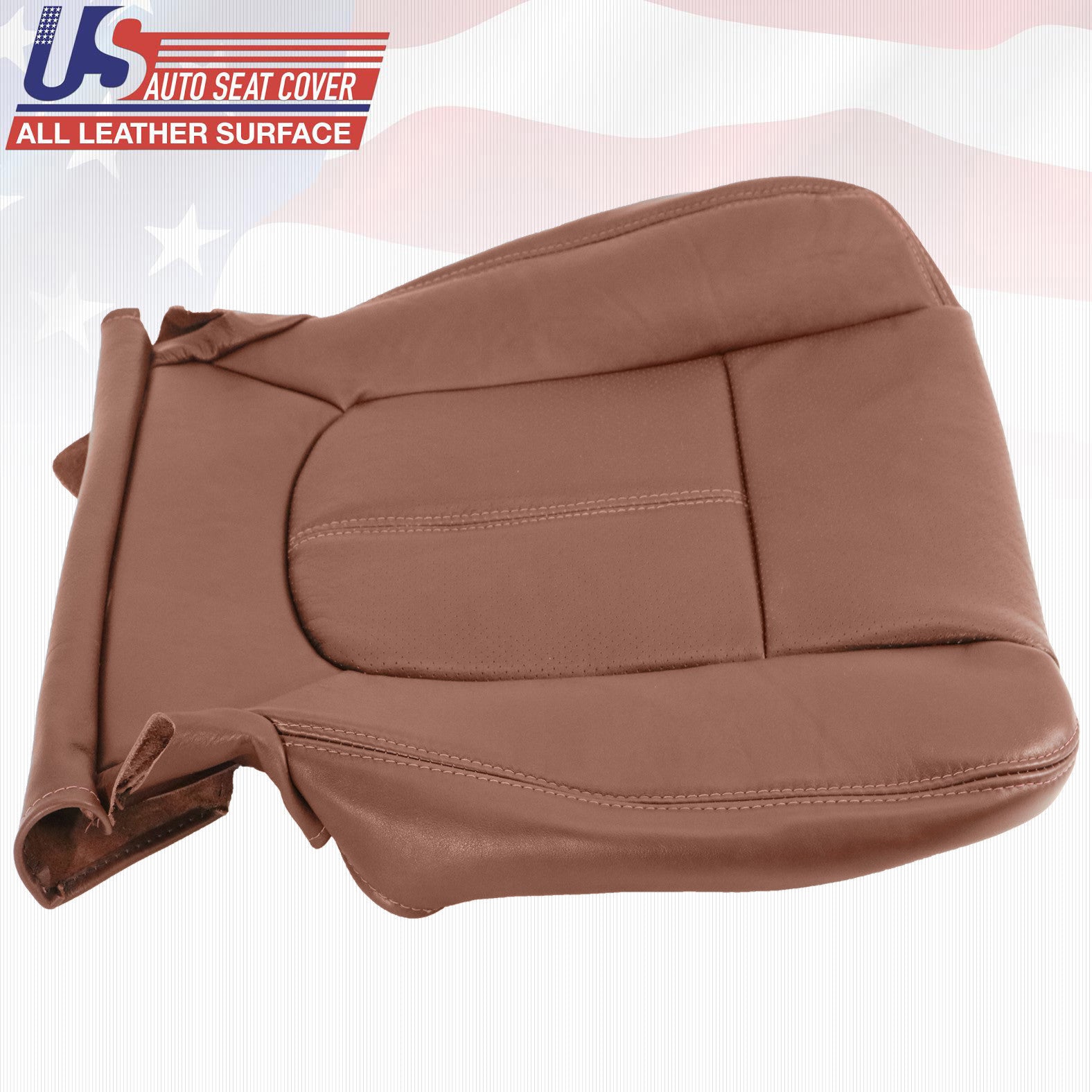 2013 Ford F250 F350 King Ranch - DRIVER Bottom Perforated Leather Seat Cover