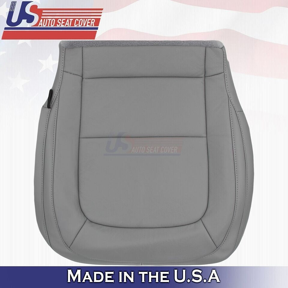 2015 to 2022 For GMC Canyon SLT Driver Top &Bottom Vinyl Seat Cover Gray