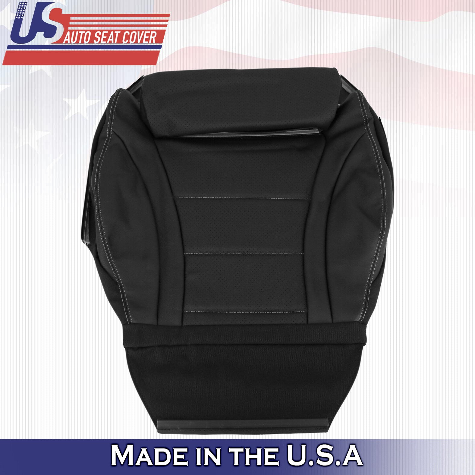 2020 2021 For Mercedes Benz GLC Class Passenger bottom leather cover Black