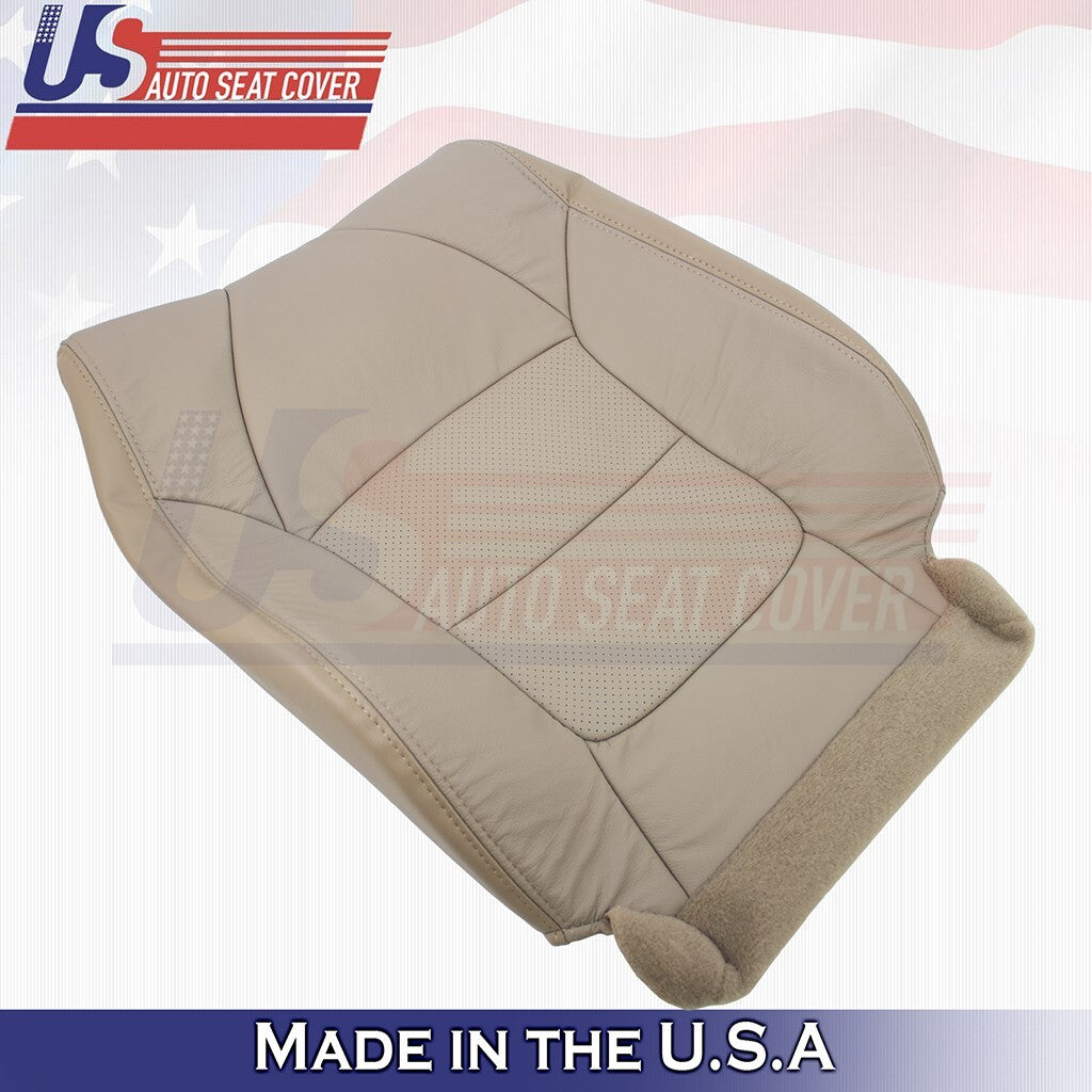 2002 2003 For Acura TL Type S Driver & Passenger Bottoms Tops Leather Cover Tan