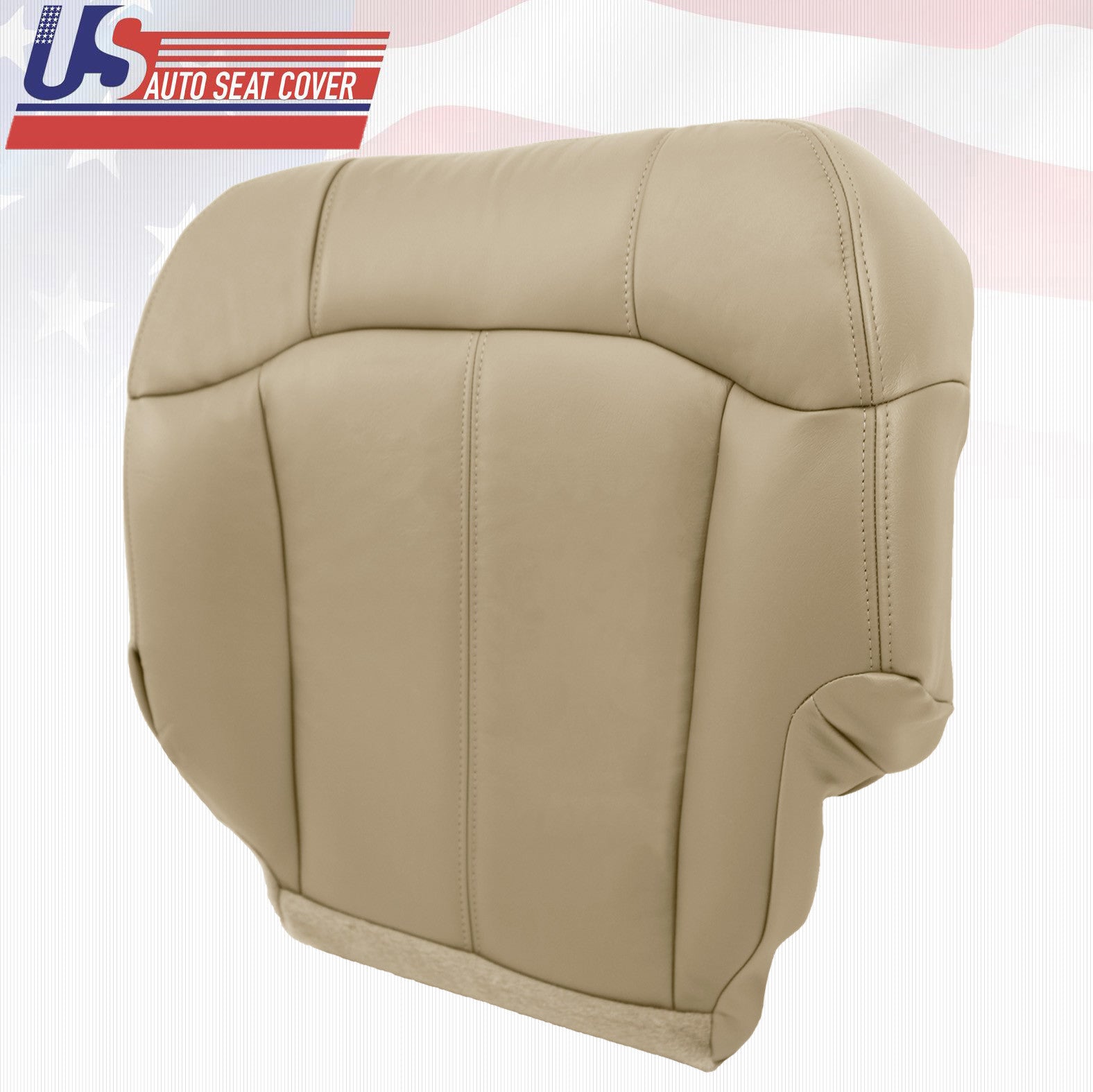 2000 2001 2002 Chevy Suburban 2500 Driver plus Passenger Bottom Seat Cover Tan