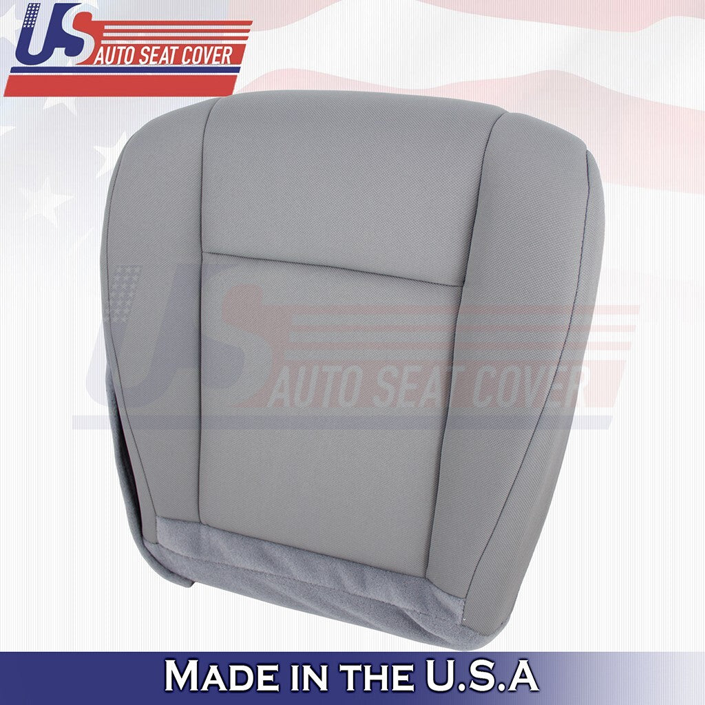2012 to 2019 For Ford Econoline Van Front Passenger Bottom Cloth Seat Cover Gray