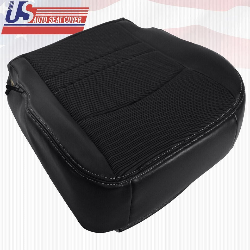 2011 2012 For Dodge Ram Sport Passenger Bottom &Top Cloth/Vinyl Cover Dk Gray