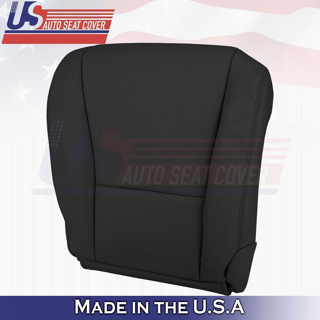 2007 to 2012 For Lexus LS600h Front Set Bottoms &Tops Leather Cover Black